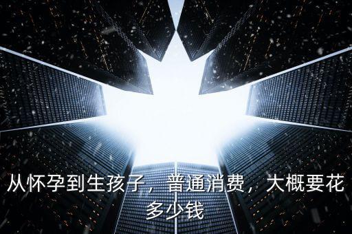 從懷孕到生孩子，普通消費(fèi)，大概要花多少錢