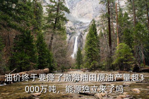 油價終于要降了渤海油田原油產(chǎn)量超3000萬噸，能源獨立來了嗎