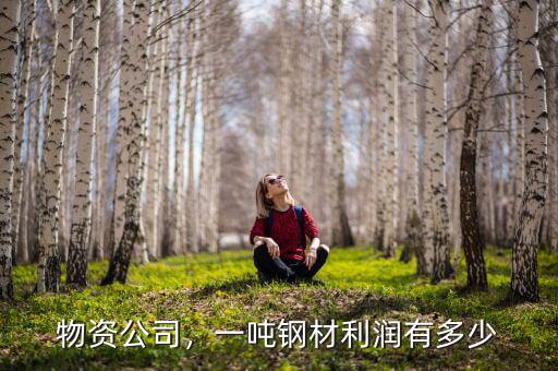 物資公司，一噸鋼材利潤有多少