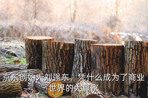 京東創(chuàng)始人劉強(qiáng)東，憑什么成為了商業(yè)世界的大贏家