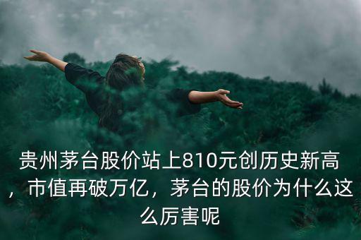 貴州茅臺(tái)股價(jià)站上810元?jiǎng)?chuàng)歷史新高，市值再破萬(wàn)億，茅臺(tái)的股價(jià)為什么這么厲害呢