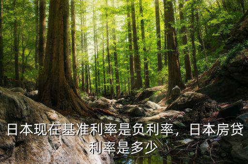 日本現(xiàn)在基準(zhǔn)利率是負(fù)利率，日本房貸利率是多少
