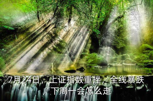 7月24日，上證指數(shù)重挫，全線暴跌，下周一會怎么走