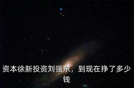 資本徐新投資劉強(qiáng)東，到現(xiàn)在掙了多少錢