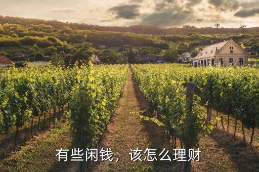 有些閑錢，該怎么理財(cái)