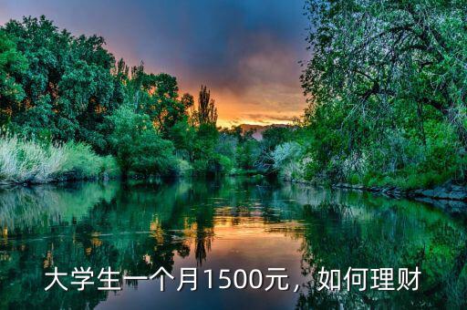 大學(xué)生一個月1500元，如何理財