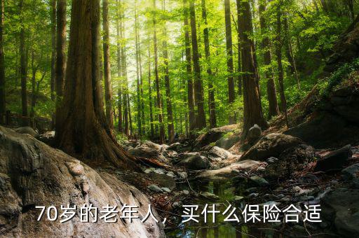 70歲的老年人，買什么保險(xiǎn)合適