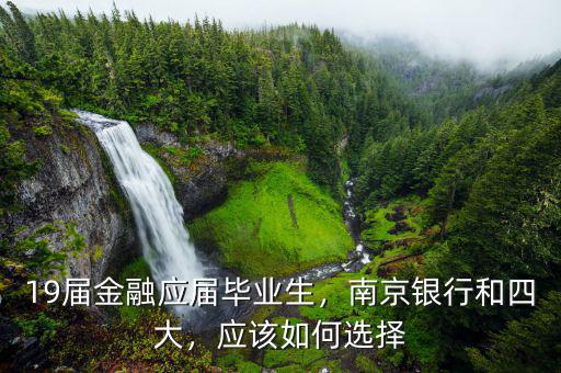19屆金融應(yīng)屆畢業(yè)生，南京銀行和四大，應(yīng)該如何選擇