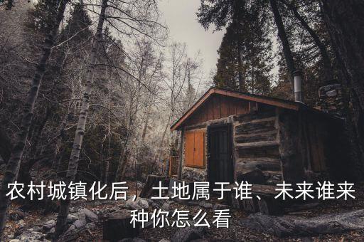農村城鎮(zhèn)化后，土地屬于誰、未來誰來種你怎么看