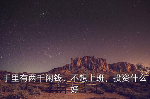 手里有兩千閑錢，不想上班，投資什么好