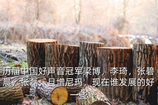 歷屆中國(guó)好聲音冠軍梁博，李琦，張碧晨，張磊，旦增尼瑪，現(xiàn)在誰(shuí)發(fā)展的好一些