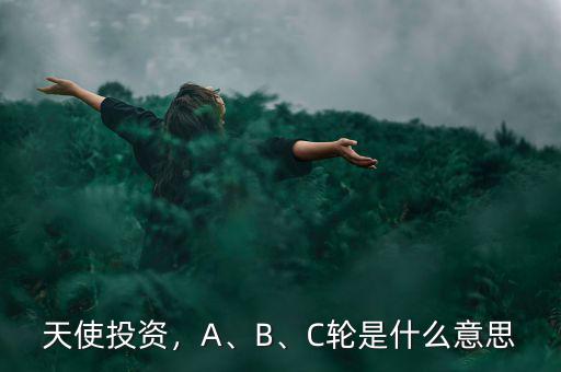 天使投資，A、B、C輪是什么意思