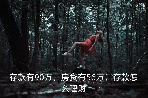 存款有90萬，房貸有56萬，存款怎么理財(cái)