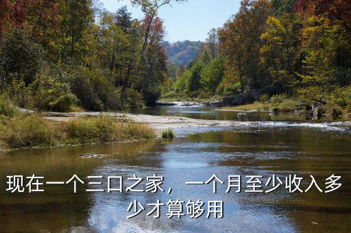 現(xiàn)在一個三口之家，一個月至少收入多少才算夠用