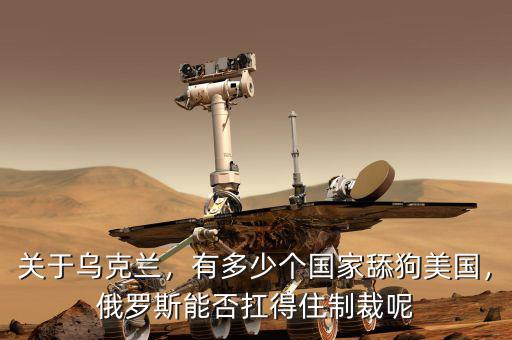 關于烏克蘭，有多少個國家舔狗美國，俄羅斯能否扛得住制裁呢
