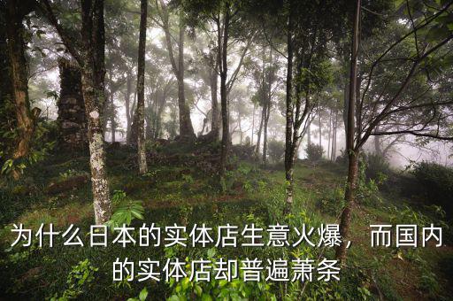 為什么日本的實(shí)體店生意火爆，而國(guó)內(nèi)的實(shí)體店卻普遍蕭條