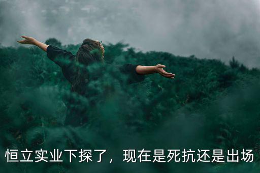 恒立實業(yè)下探了，現(xiàn)在是死抗還是出場