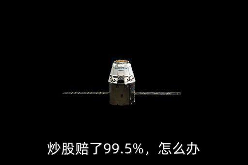 炒股賠了99.5%，怎么辦