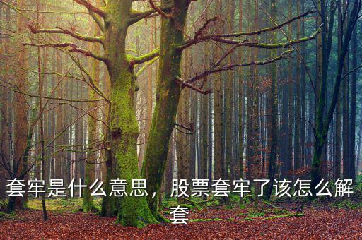 套牢是什么意思，股票套牢了該怎么解套