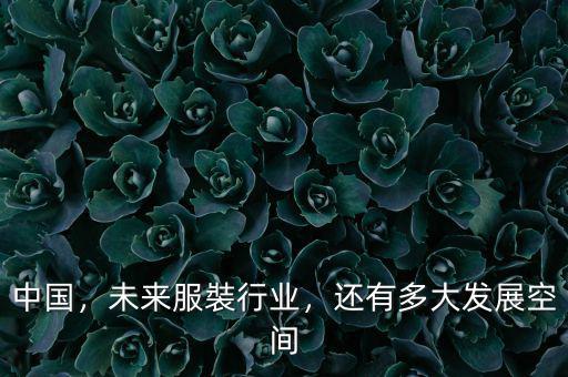 中國(guó)，未來(lái)服裝行業(yè)，還有多大發(fā)展空間