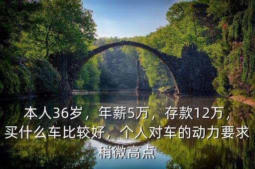 本人36歲，年薪5萬，存款12萬，買什么車比較好，個(gè)人對車的動(dòng)力要求稍微高點(diǎn)