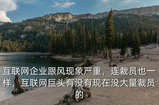 互聯(lián)網企業(yè)跟風現象嚴重，連裁員也一樣，互聯(lián)網巨頭有沒有現在沒大量裁員的