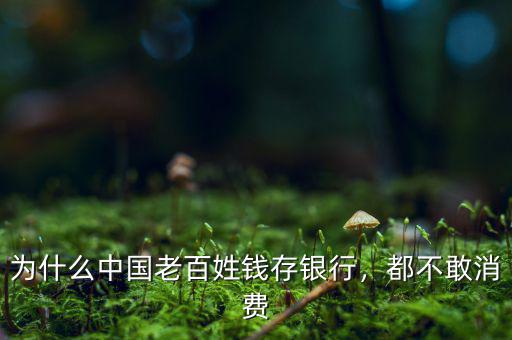為什么中國老百姓錢存銀行，都不敢消費(fèi)