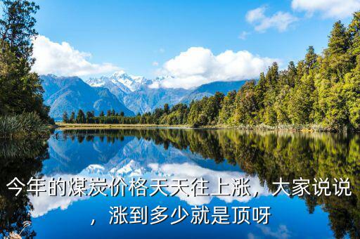 今年的煤炭價(jià)格天天往上漲，大家說說，漲到多少就是頂呀