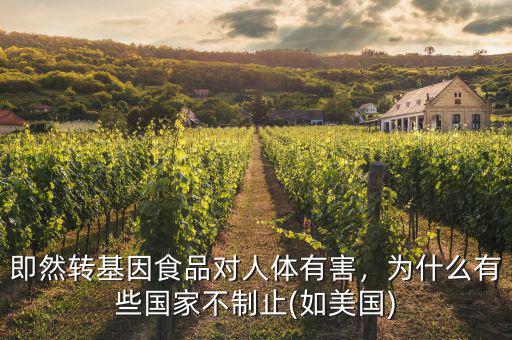 即然轉(zhuǎn)基因食品對(duì)人體有害，為什么有些國(guó)家不制止(如美國(guó))