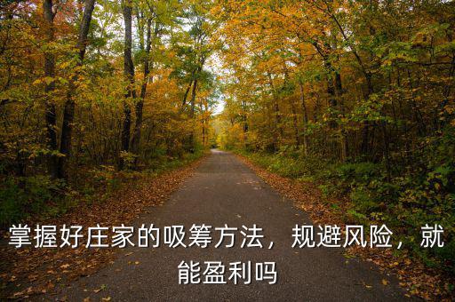 掌握好莊家的吸籌方法，規(guī)避風(fēng)險(xiǎn)，就能盈利嗎