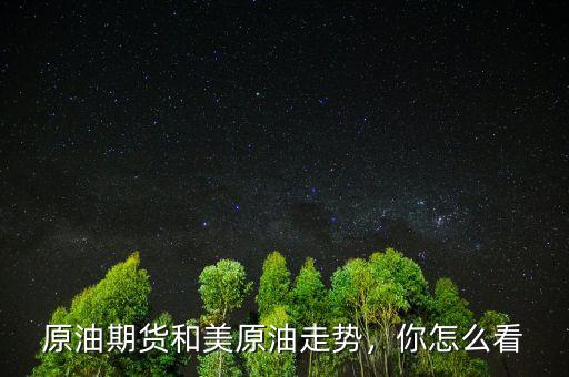 原油期貨和美原油走勢，你怎么看
