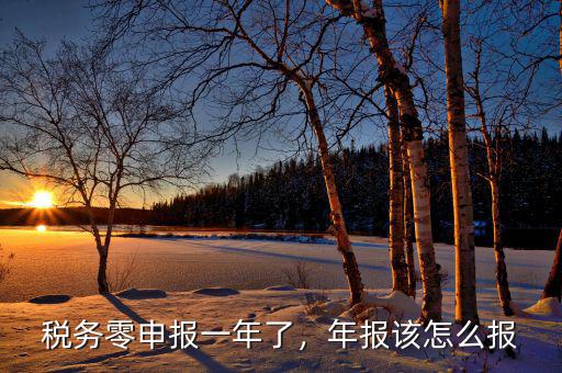 稅務(wù)零申報(bào)一年了，年報(bào)該怎么報(bào)