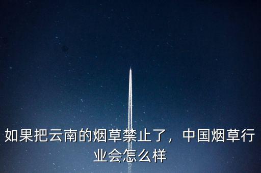 如果把云南的煙草禁止了，中國(guó)煙草行業(yè)會(huì)怎么樣