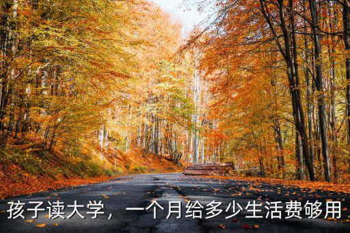 孩子讀大學(xué)，一個(gè)月給多少生活費(fèi)夠用