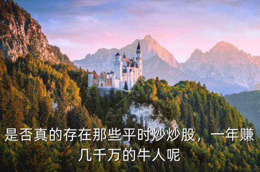 是否真的存在那些平時(shí)炒炒股，一年賺幾千萬的牛人呢