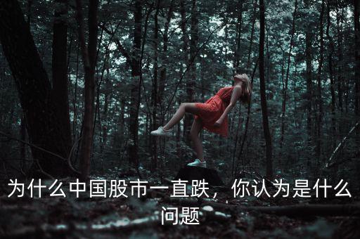 為什么中國股市一直跌，你認為是什么問題