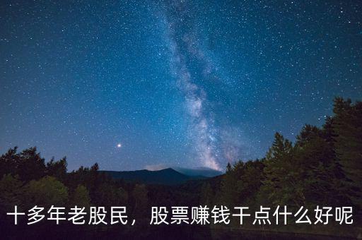 十多年老股民，股票賺錢(qián)干點(diǎn)什么好呢
