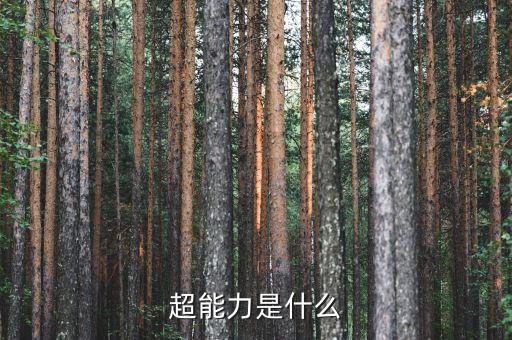 什么是超能力派現,最沒用的超能力是什么
