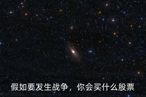 假如要發(fā)生戰(zhàn)爭，你會買什么股票