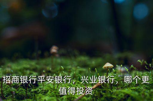 為什么看好興業(yè)銀行,招商銀行。平安銀行