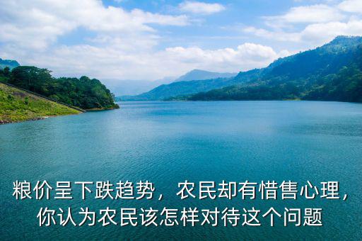糧價(jià)呈下跌趨勢(shì)，農(nóng)民卻有惜售心理，你認(rèn)為農(nóng)民該怎樣對(duì)待這個(gè)問題