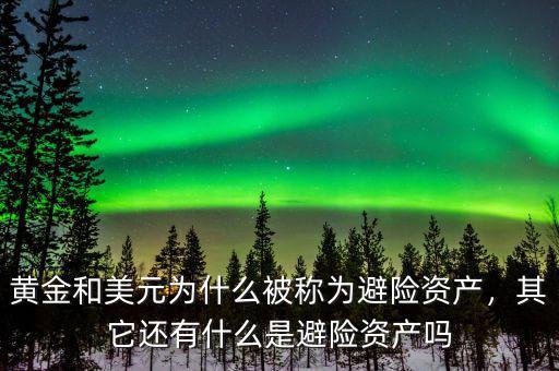 黃金和美元為什么被稱為避險(xiǎn)資產(chǎn)，其它還有什么是避險(xiǎn)資產(chǎn)嗎