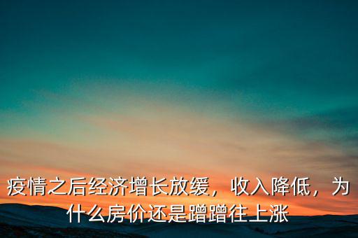 疫情之后經(jīng)濟(jì)增長(zhǎng)放緩，收入降低，為什么房?jī)r(jià)還是蹭蹭往上漲