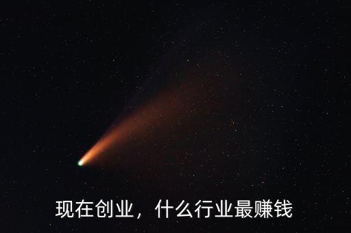 現(xiàn)在創(chuàng)業(yè)，什么行業(yè)最賺錢
