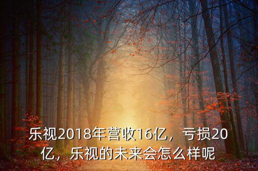 樂(lè)視2018年?duì)I收16億，虧損20億，樂(lè)視的未來(lái)會(huì)怎么樣呢