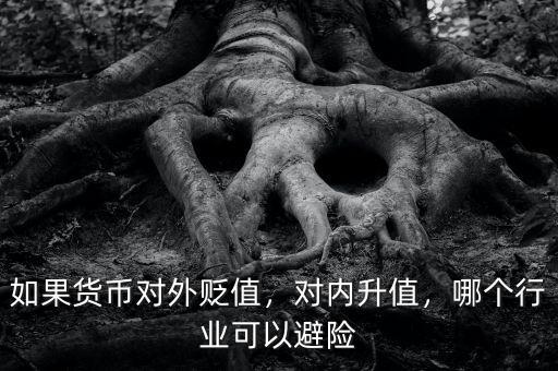 如果貨幣對(duì)外貶值，對(duì)內(nèi)升值，哪個(gè)行業(yè)可以避險(xiǎn)