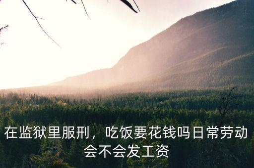 在監(jiān)獄里服刑，吃飯要花錢(qián)嗎日常勞動(dòng)會(huì)不會(huì)發(fā)工資