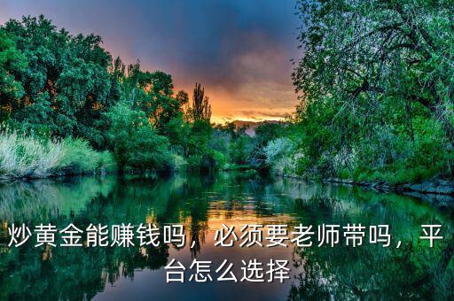 炒黃金能賺錢嗎，必須要老師帶嗎，平臺怎么選擇