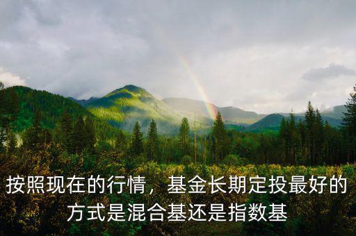 按照現在的行情，基金長期定投最好的方式是混合基還是指數基