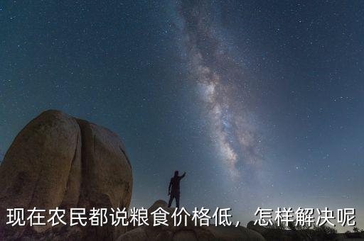現(xiàn)在農(nóng)民都說糧食價格低，怎樣解決呢